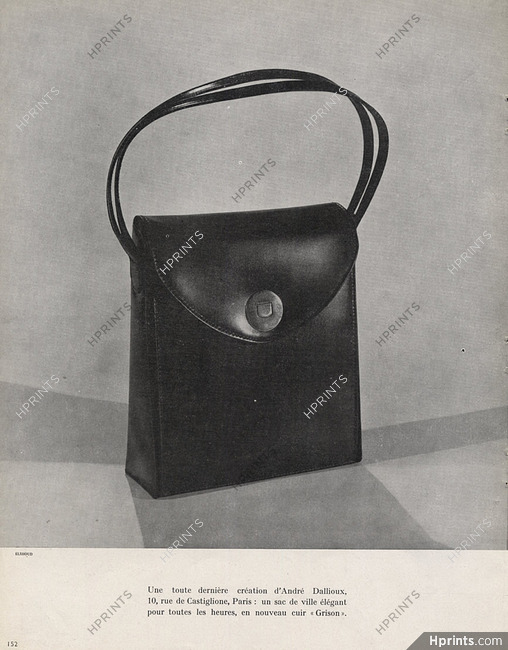 André Dallioux 1948 Grison Handbag