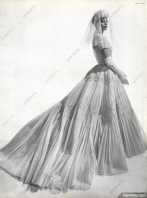 Nina Ricci 1954 Georges Saad, Wedding Dress