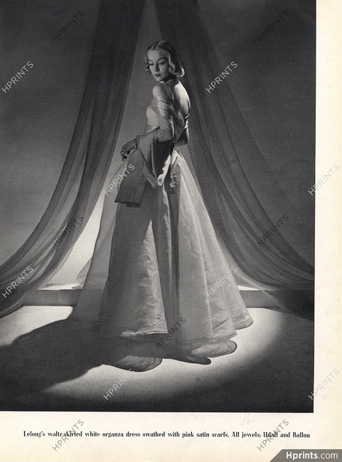 Lucien Lelong 1937 Evening Gown