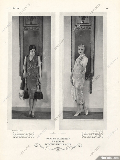 Lucien Lelong 1925 Maurice Beck Decorative Arts Fashion Photography