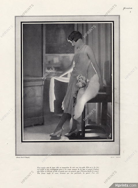 Jean Patou 1926 Paul O'Doyé Fashion Photography