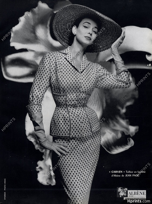 Carven 1954 Photo Guy Arsac, Jean Page