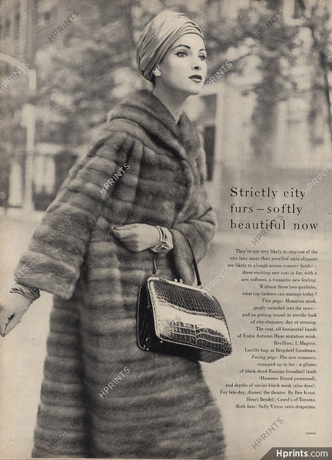 Revillon & Lucille (Handbags) 1956 Photo Clifford Coffin