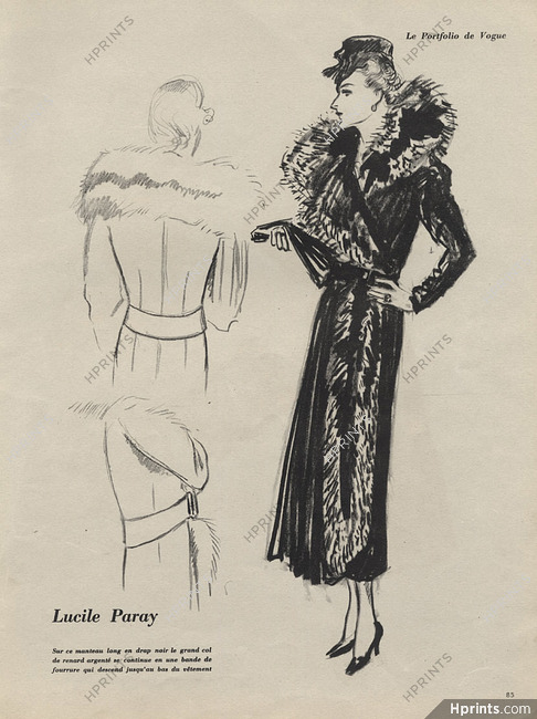 Lucile Paray 1936 Woodruff Porter