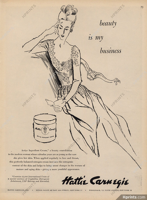 Hattie Carnegie (Cosmetics) 1945