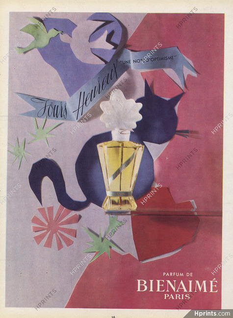 Bienaimé (Perfumes) 1950 Jours Heureux, Cat
