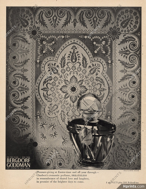 Charbert (Perfume) 1943 Breathless