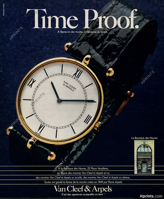 Van Cleef & Arpels (Watches) 1977 Time Proof, Boutique des Heures