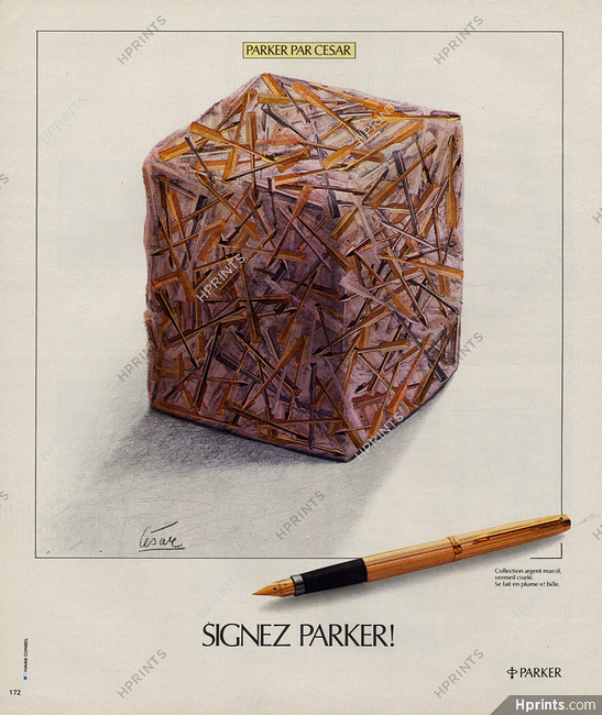 Parker (Pens) 1978 César (Sculptor)