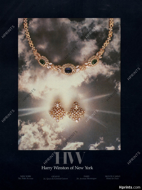 Harry Winston 1982 Necklace, Earrings