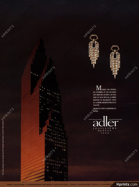 Adler (Jewels) 1985 Republic Bank, Houston