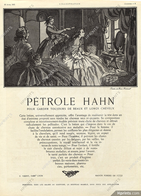 Pétrole Hahn 1925 Pierre Brissaud (L)