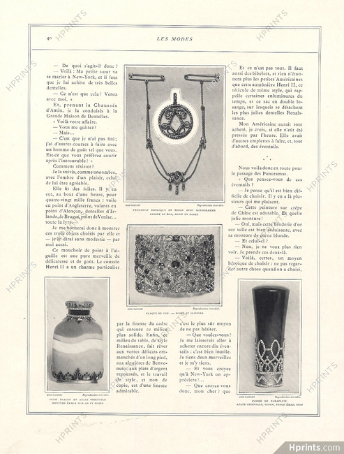 Boin-Taburet 1901 Jewels, Art Nouveau