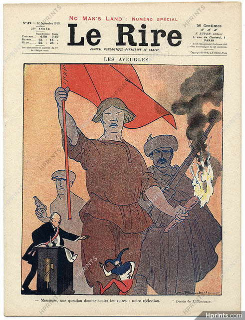 Le Rire 1919 n°39 ''No man's land''