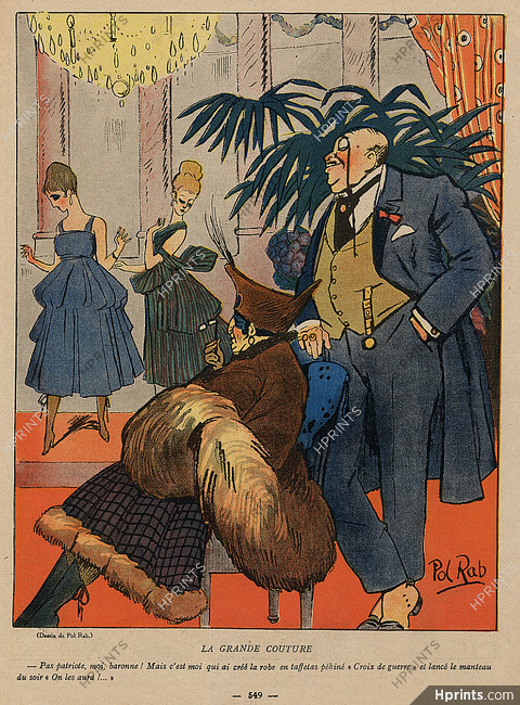 Pol Rab 1917 ''La Grande Couture'' Dressmaker