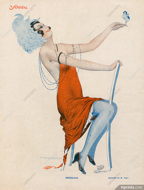 Maurice Pépin 1924 ''Dressage'' Elegant Parisienne