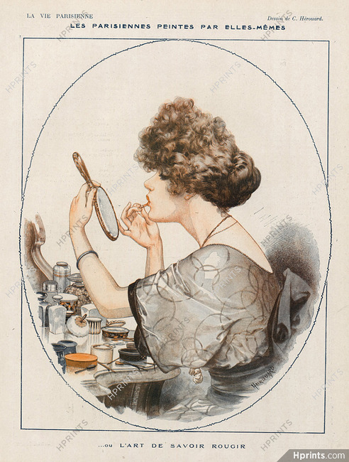 Hérouard 1919 ''Les parisiennes peintes par elles-mêmes'' Making-up