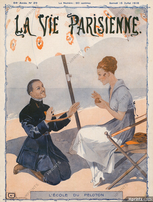 Léonnec 1916 ''L'école du peloton'' Summer Military