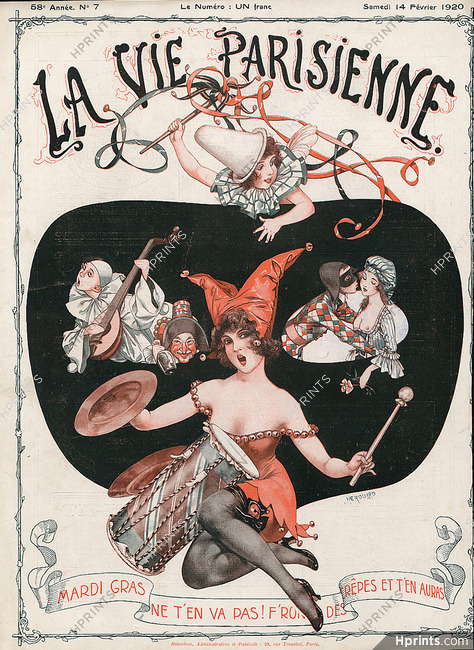 Hérouard 1920 ''Mardi Gras...'' carnival