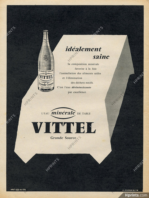 Vittel (Water) 1959 Jacquelin