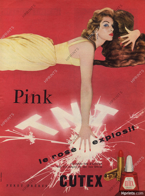Cutex 1958 Nail Polish, Pink TNT, Harry Meerson