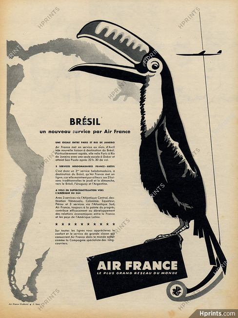 Air France 1958 Brazil