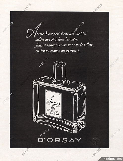 D'Orsay 1948 Arome3 — Perfumes — Advertisements