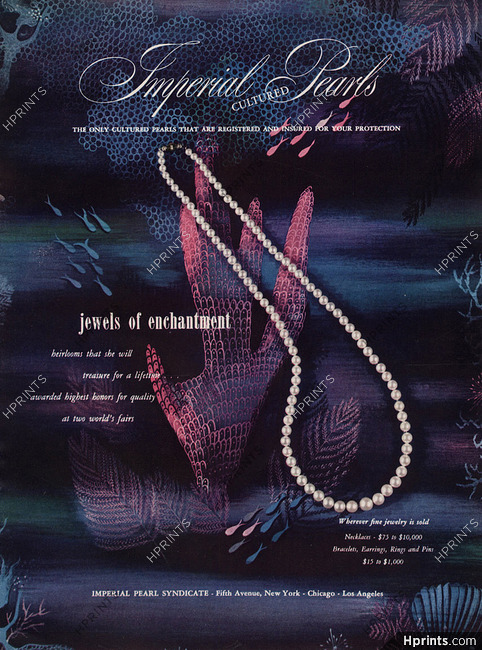 Imperial Pearls (Jewels) 1946 Aquarium Fish