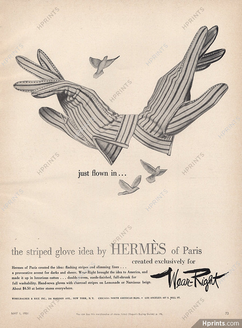 Wear-Right (Gloves) 1946 Hermès