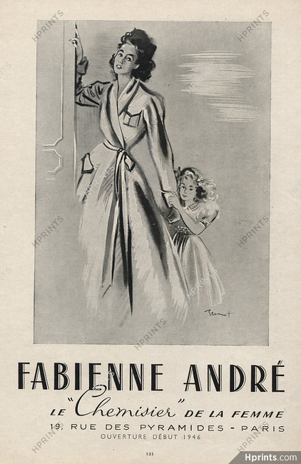 Fabienne André (Lingerie) 1945 Brénot