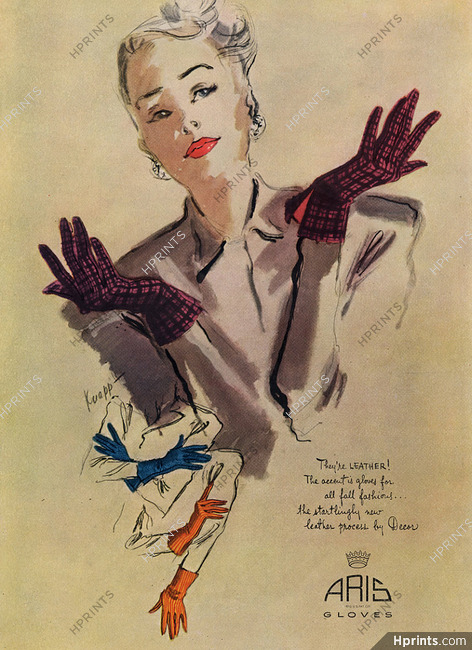 Aris (Gloves) 1946 Signed by Kuapp