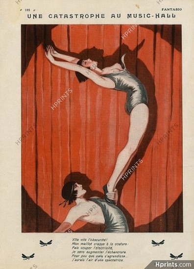Georges Pavis 1925 Music-hall Equilibrist, Circus