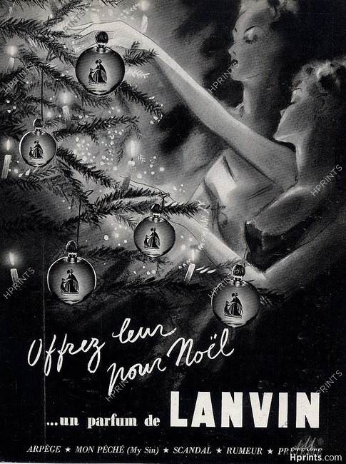 Lanvin (Perfumes) 1938 Christmas