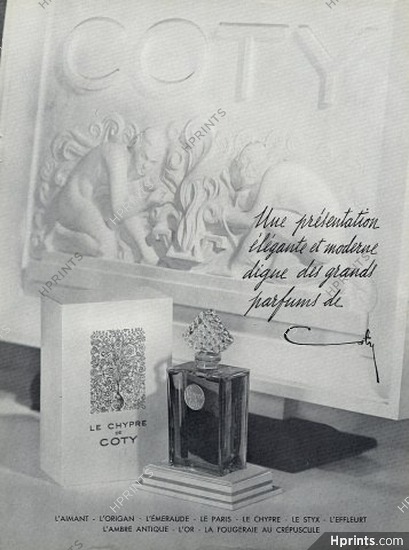 Coty 1937 Le Chypre (Version A)