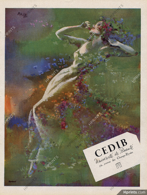 Cedib (Cosmetics) 1946 Beauty Salon, Massa