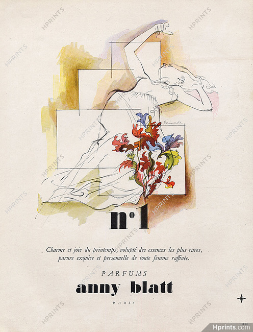 Anny Blatt (Perfumes) 1947 Louis Moles