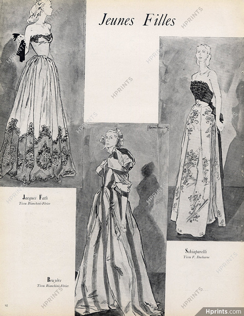 Haramboure 1947 Fath, Bruyère & Schiaparelli
