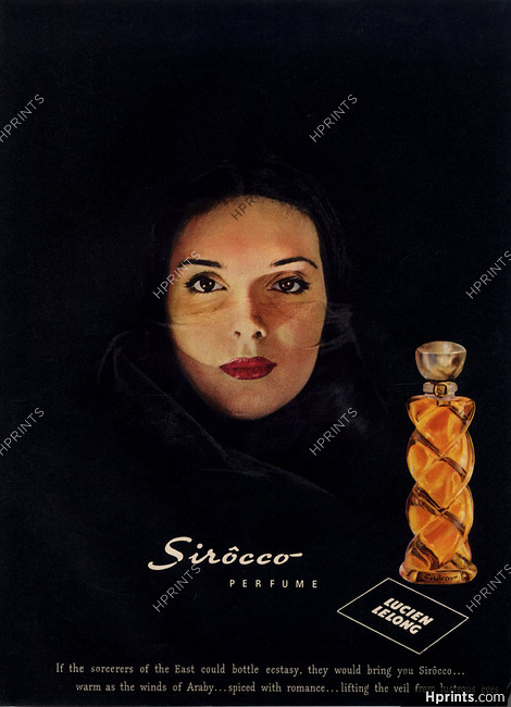 Lucien Lelong (Perfumes) 1943 Sirôcco