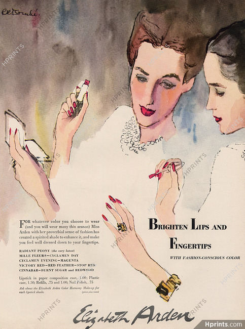 Elizabeth Arden 1943 René Bouché