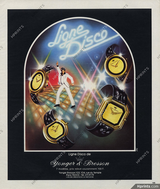 Yonger & Bresson (Watches) 1978 Ligne Disco