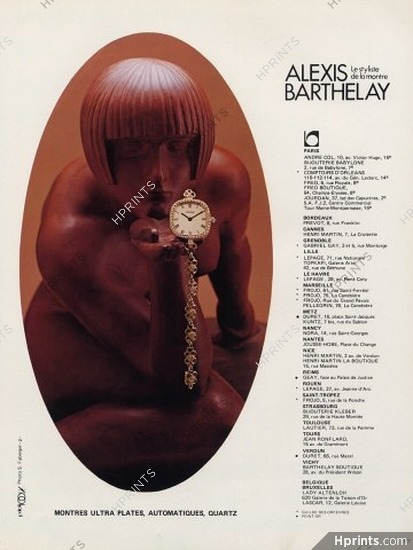 Alexis Barthelay (Watches) 1977 Photo Faberger
