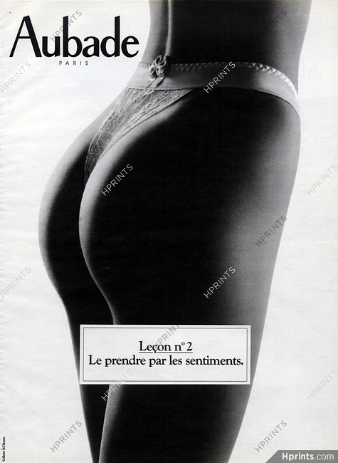 Aubade 1993 Leçon n°2 — Advertisement
