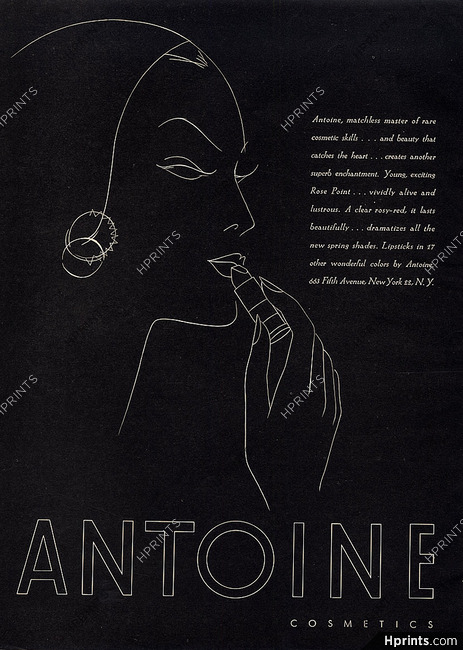 Antoine (Cosmetics) 1944 Lipstick