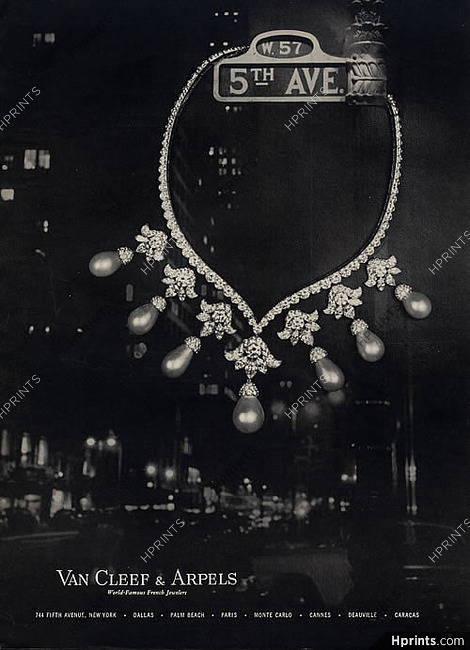 Van Cleef & Arpels 1956 Necklace, Art Deco, 5th Avenue, New York