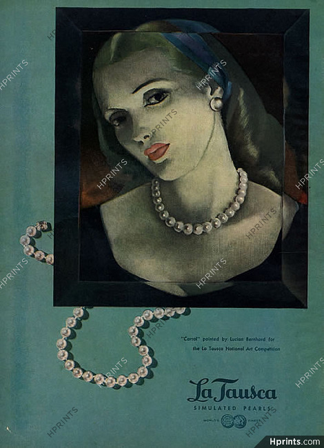 La Tausca (Pearls) 1946 ''Carrol'' by Lucien Bernhard