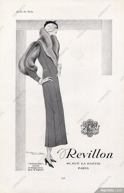 Revillon 1932 Paul Valentin Fur Coat