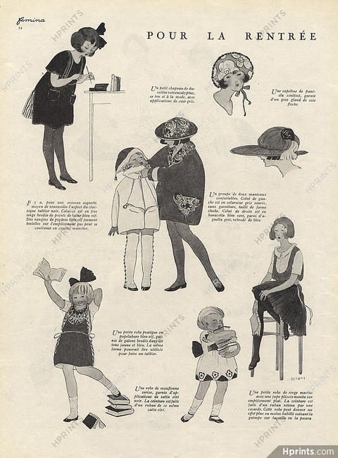 L'Hom 1920 "Pour la rentrée", Girls Fashion