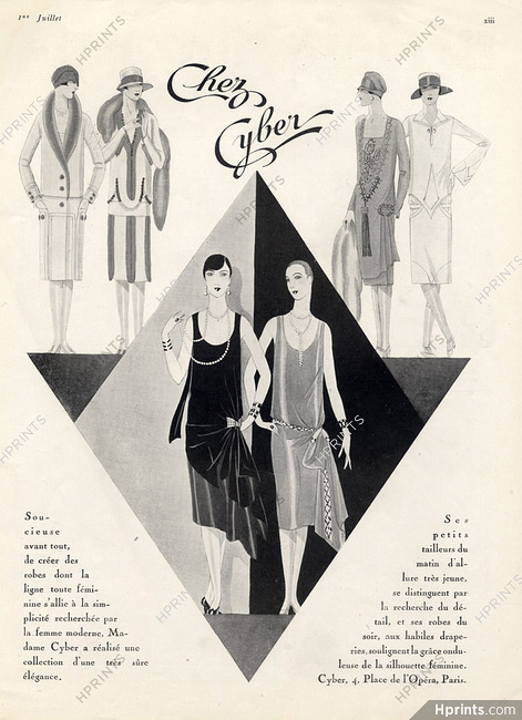 Cyber 1926 Fashion Illustration