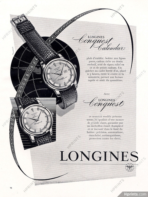 Longines 1956 Conquest Calendar