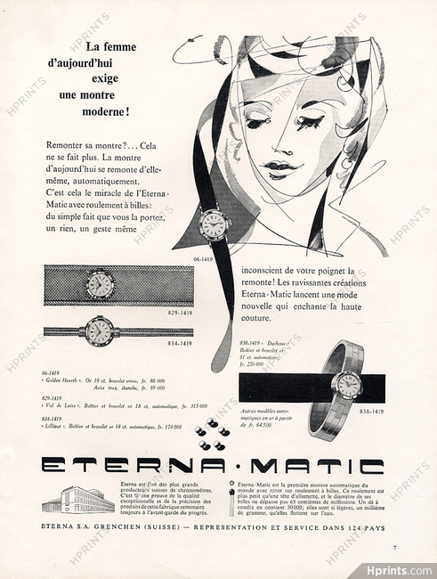 Eterna-Matic (Watches) 1958